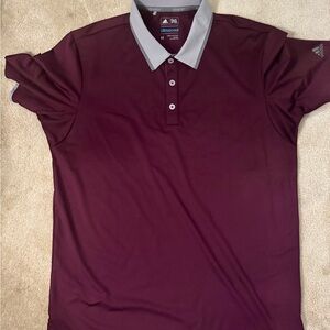 Adidas Men's Maroon Polo Shirt